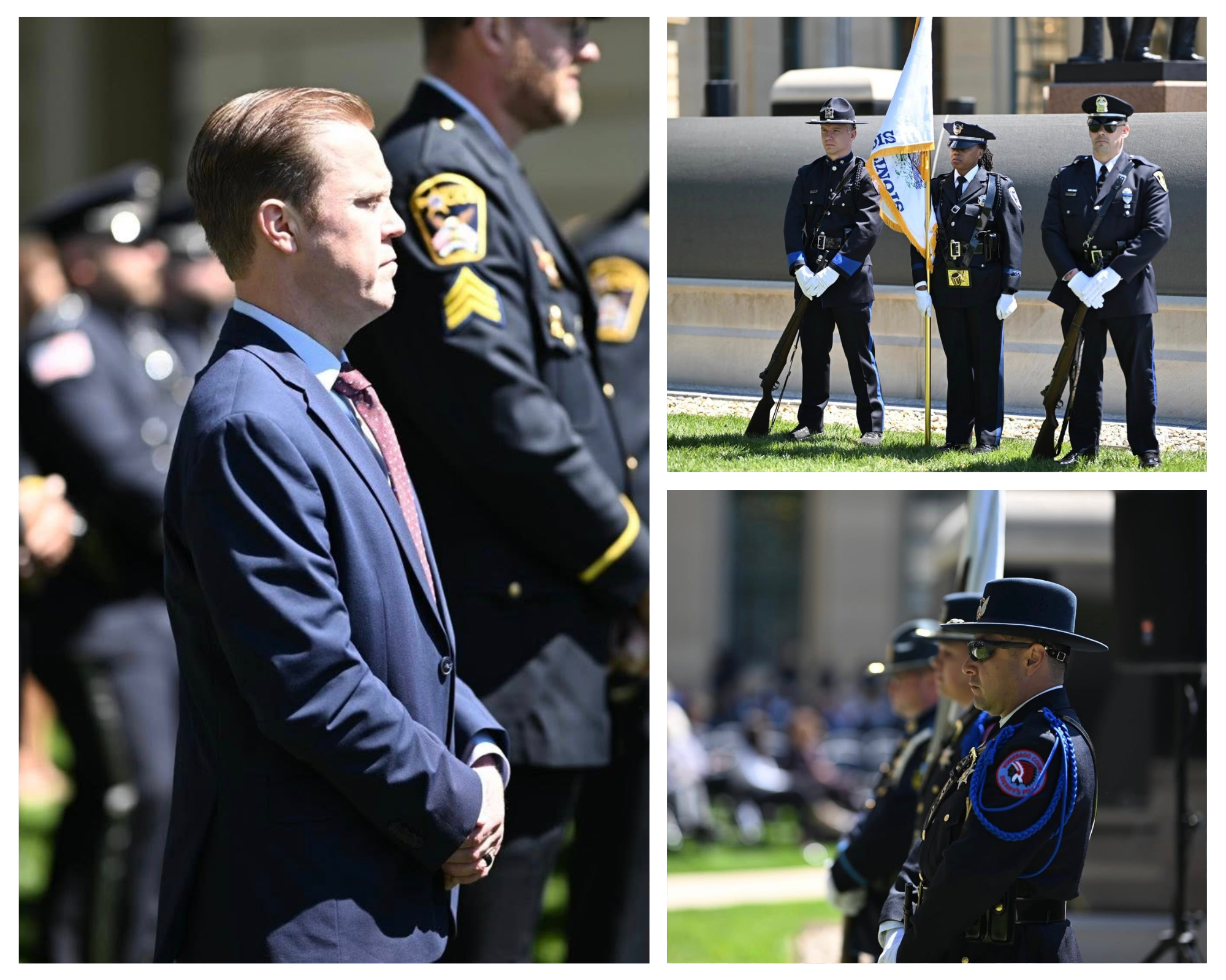 Rep. Moore Honors Fallen Officers at State Capitol Memorial